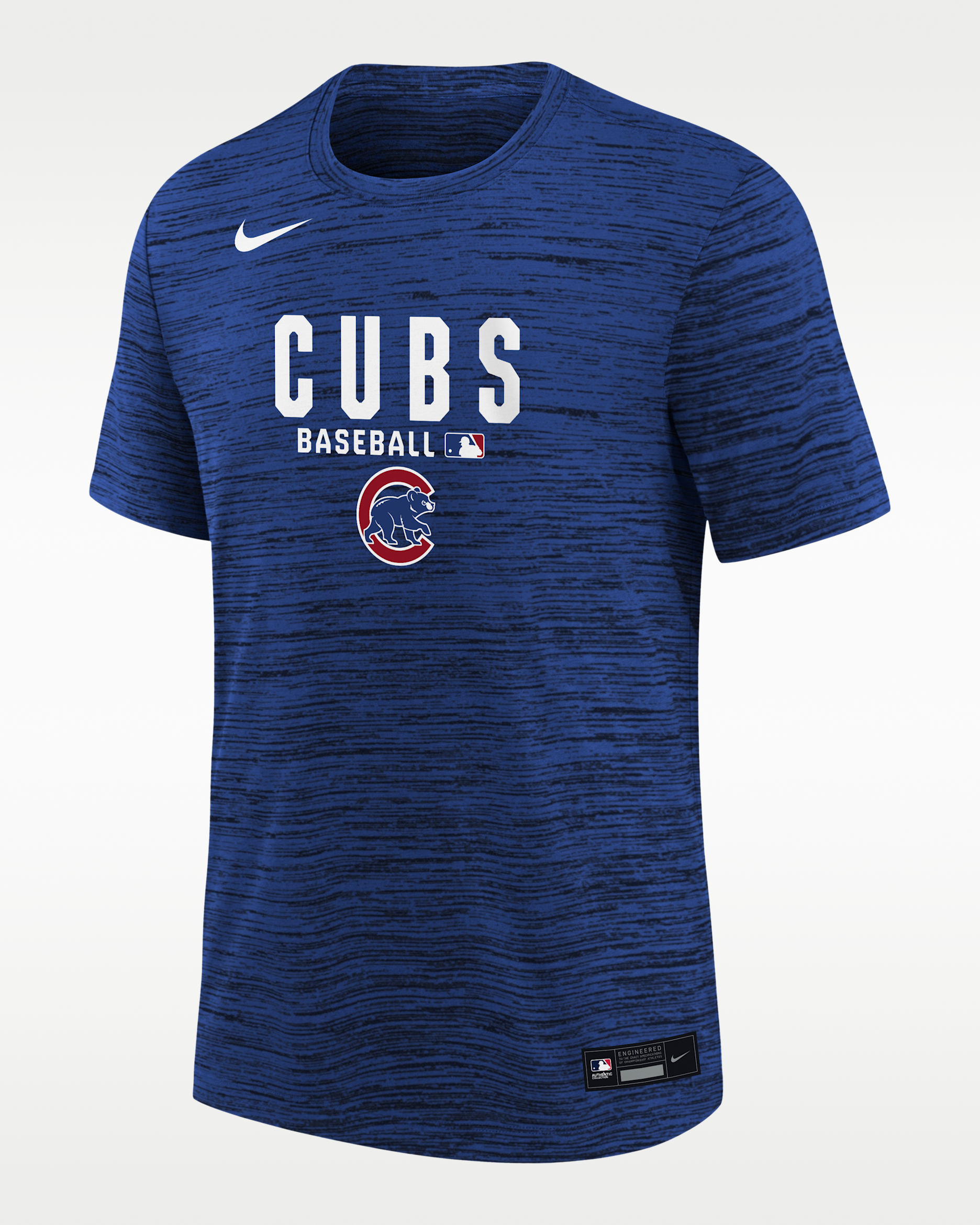 Chicago Cubs Authentic Collection Velocity T-Shirt Big Kids' Nike